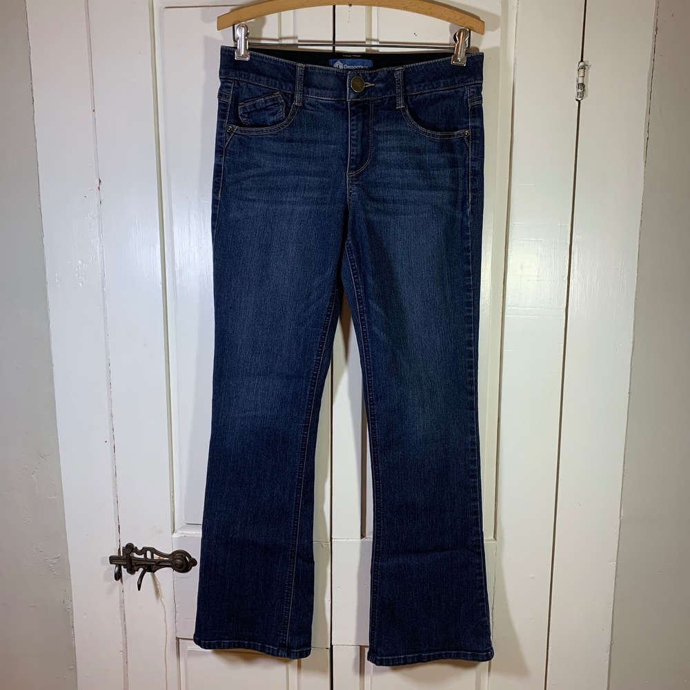 Democracy Women's Boot Cut Jeans -‎ Dark Blue Denim